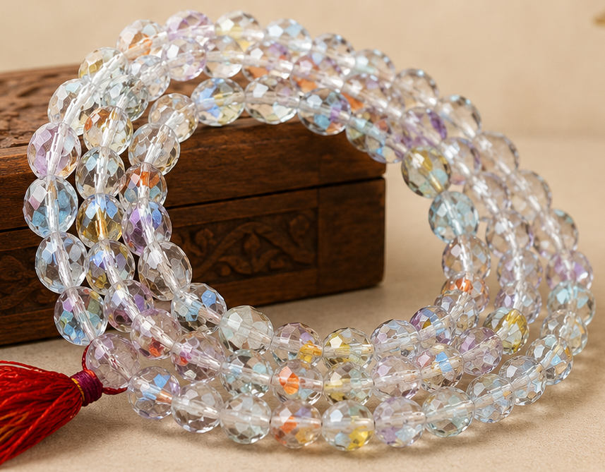 Navrangi mala (crystal cut)
